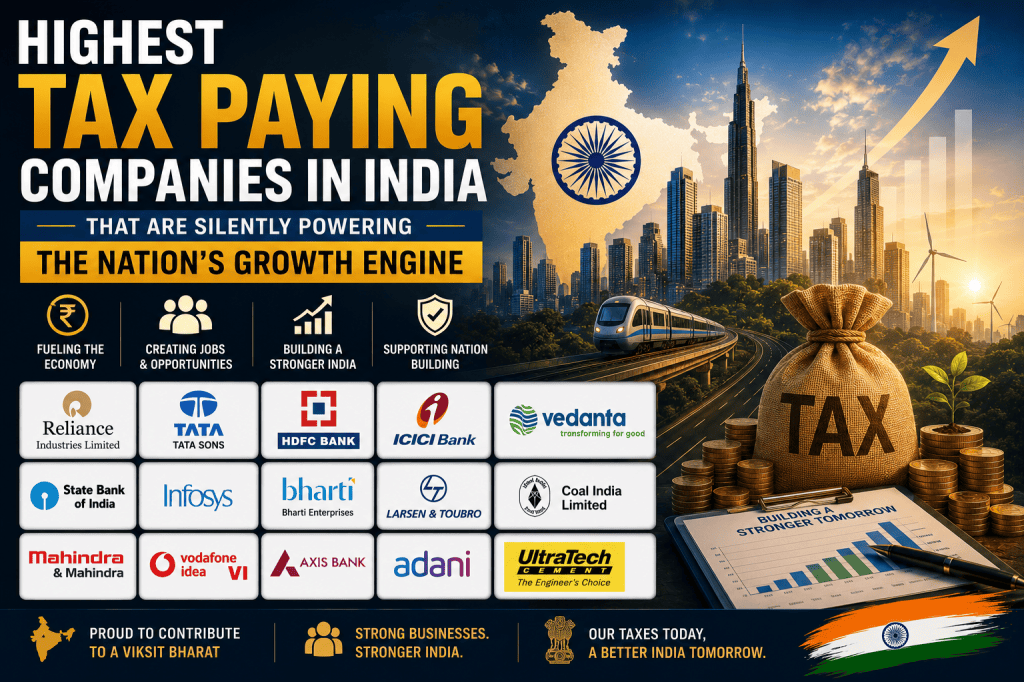 Highest Tax Paying Companies in India That Are Silently Powering the Nation's Growth Engine